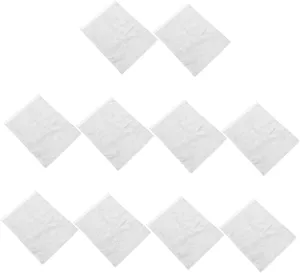 1 Set 50pcs Non-woven Packaging Bag White Tote Purse Woven Tote Bag Shoe Dust Bags Travel Garment Bags Banana Bags Cloth Shoe Bags Non- Woven Storage Bags Baggies Non-woven Fabric