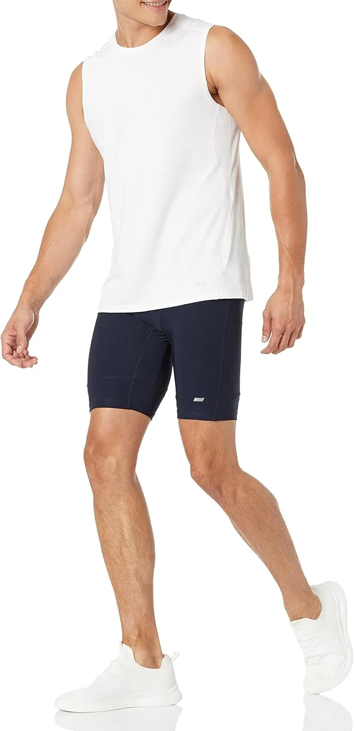 Amazon Essentials Men's Active Quick Dry Tech Stretch Lightweight Sleeveless Muscle Shirt