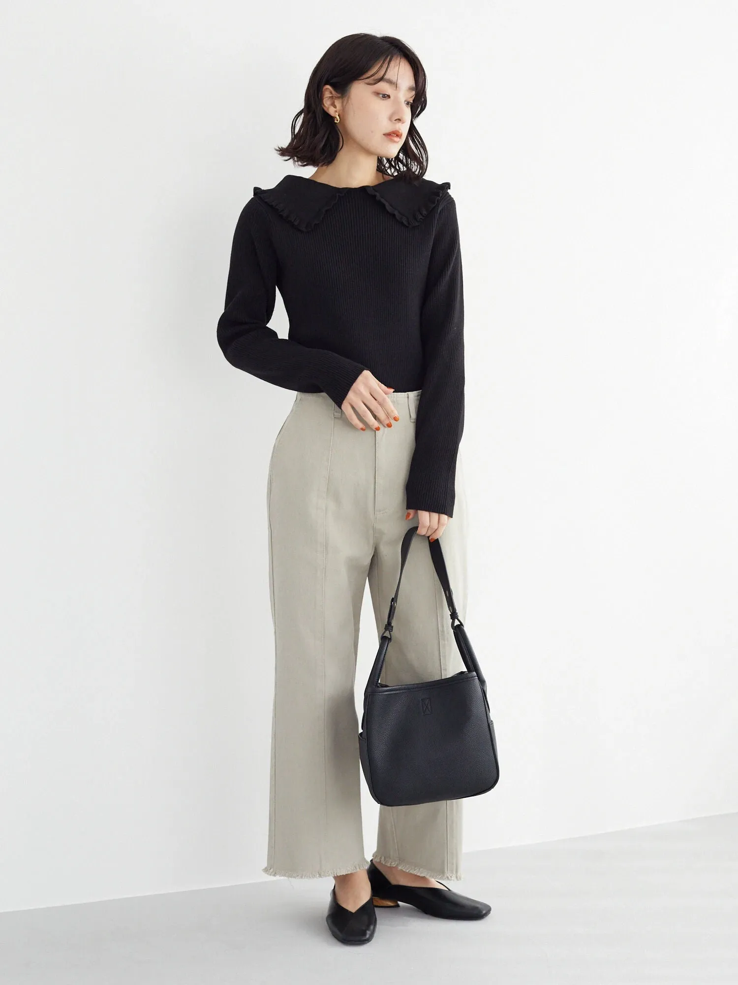 Asahi Frayed Hem Pants