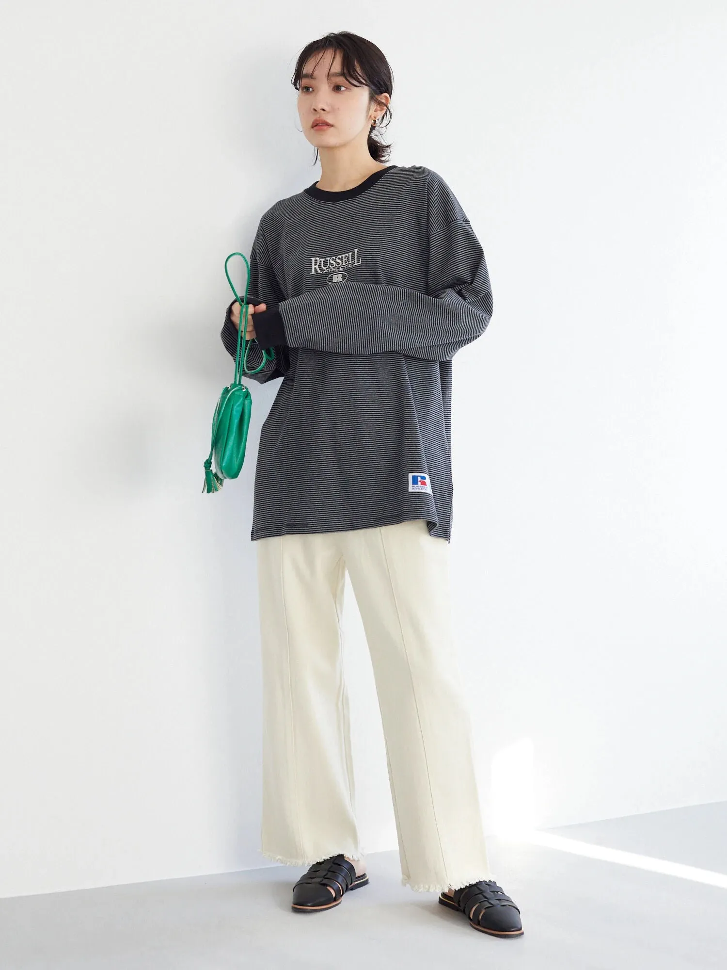 Asahi Frayed Hem Pants