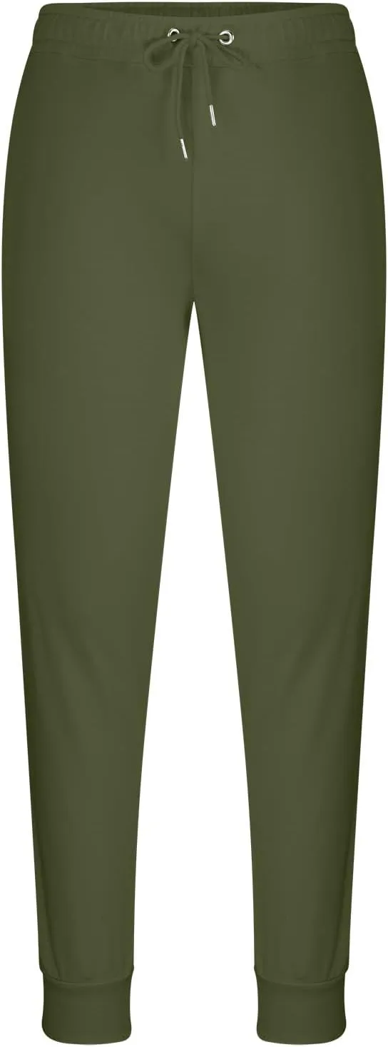 Aymnlox Mens Lightweight Hiking Pants Trendy Casual Slim Fit Cotton Sweatpants Drawstring Elastic Tapered Pants with Pockets