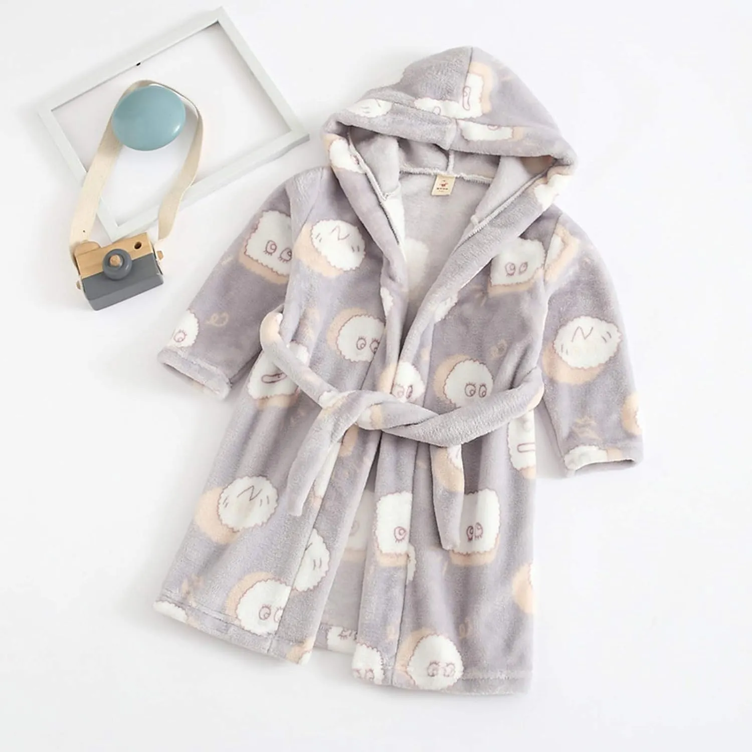 Baby Girl Newborn Clothes Toddler Baby Boys Girls Cartoon Bathrobes Flannel Night-Robe Sleepwear