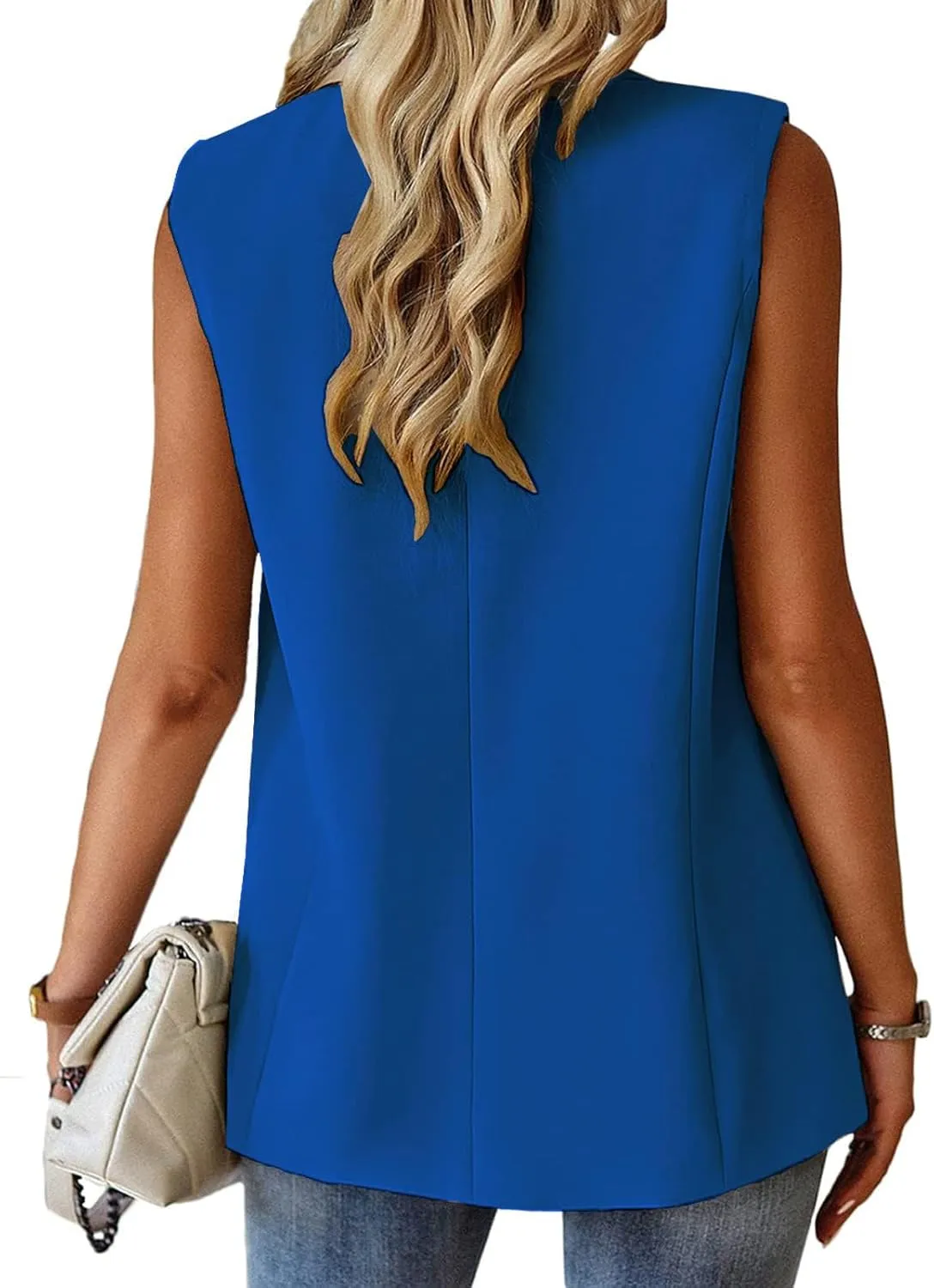 Blazers for Women Business Casual Office Work Suit Jackets Open Front V Neck Blazers One Button Lightweight Jackets
