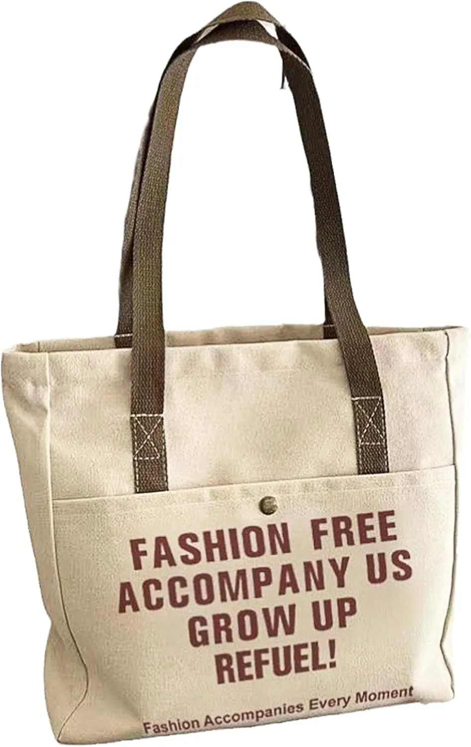 Canvas Tote Bag for Women, Laptop Bag, Reusable Tote Shoulder Bag Casual for Travel, Beach, Vacation, Shopping