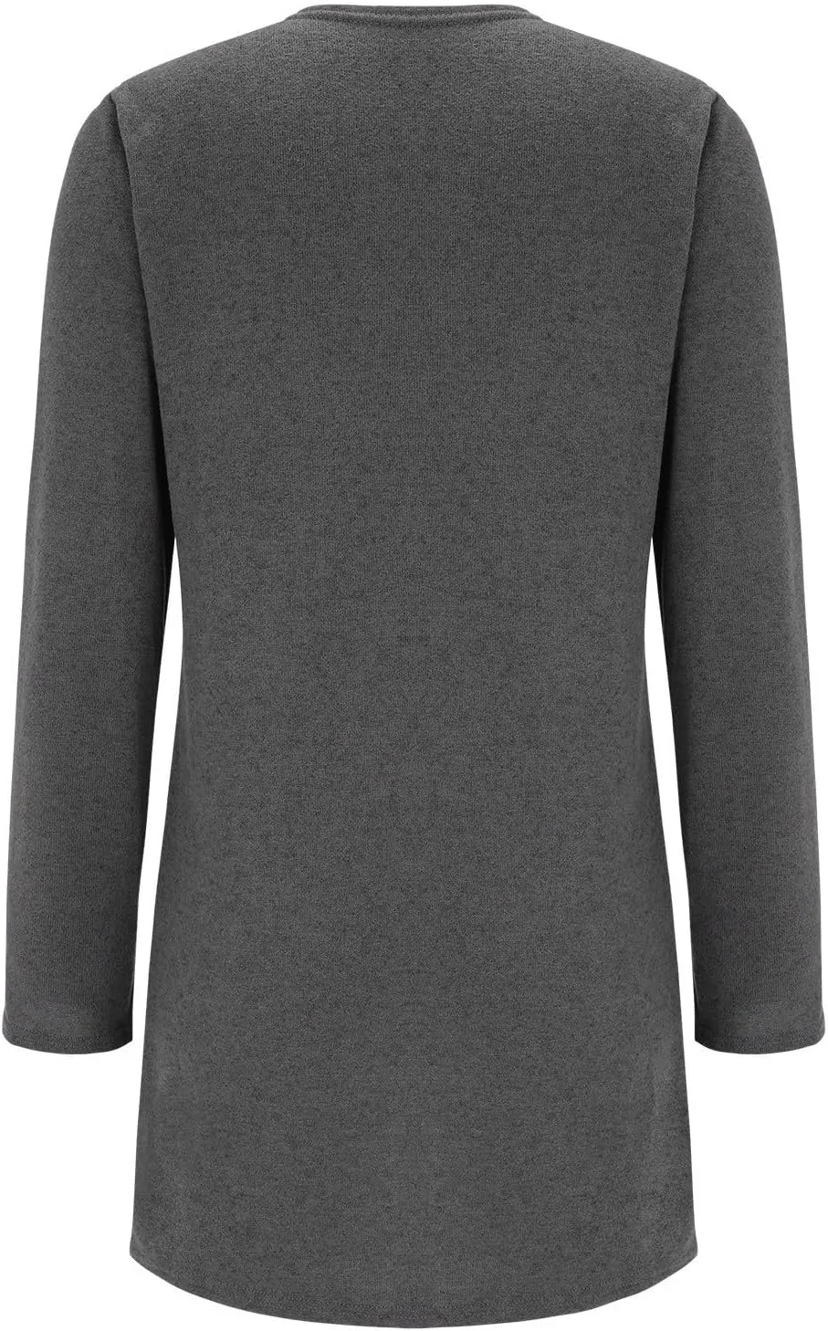 Cardigan for Women Light Weight Long Sleeve Coats Casual Open Front Button Down Plus Size Solid Color Fall Jackets