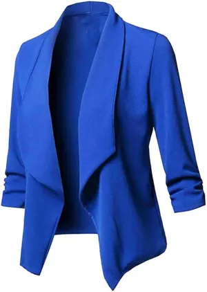 Casual Open Solid Womens Long Front Sleeve Coat Cardigan Jacket Women's Coat Full Length down Coats for Women