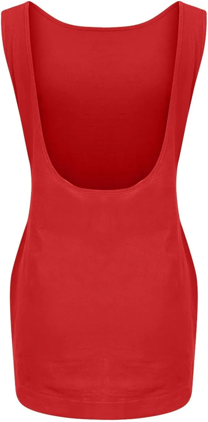 Cotton Dresses for Women 2024 Casual Crewneck Summer Mini Dress Slim Fit Sleeveless Party Club Mini Dress
