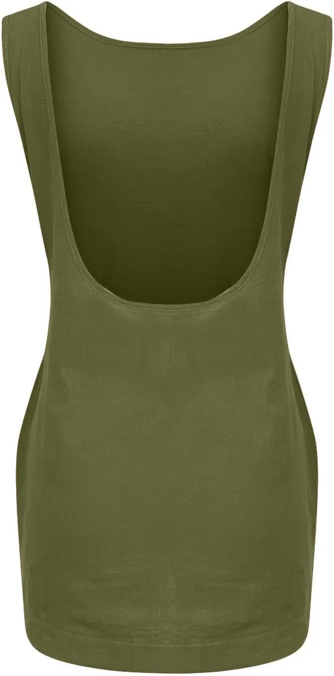 Cotton Dresses for Women 2024 Casual Crewneck Summer Mini Dress Slim Fit Sleeveless Party Club Mini Dress