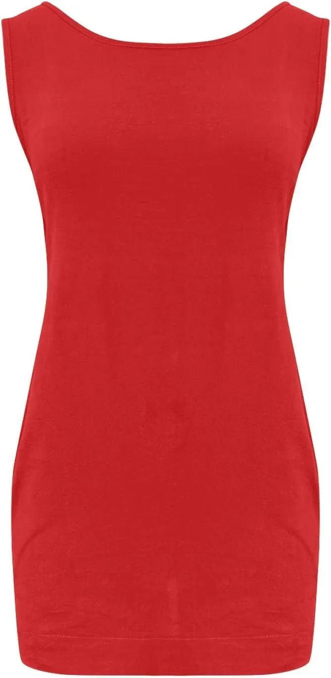 Cotton Dresses for Women 2024 Casual Crewneck Summer Mini Dress Slim Fit Sleeveless Party Club Mini Dress