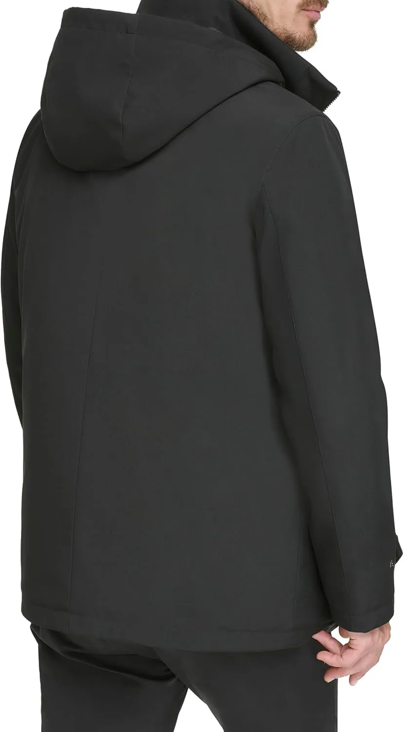 Dockers Men's Dwight Soft Shell Bib Jacket