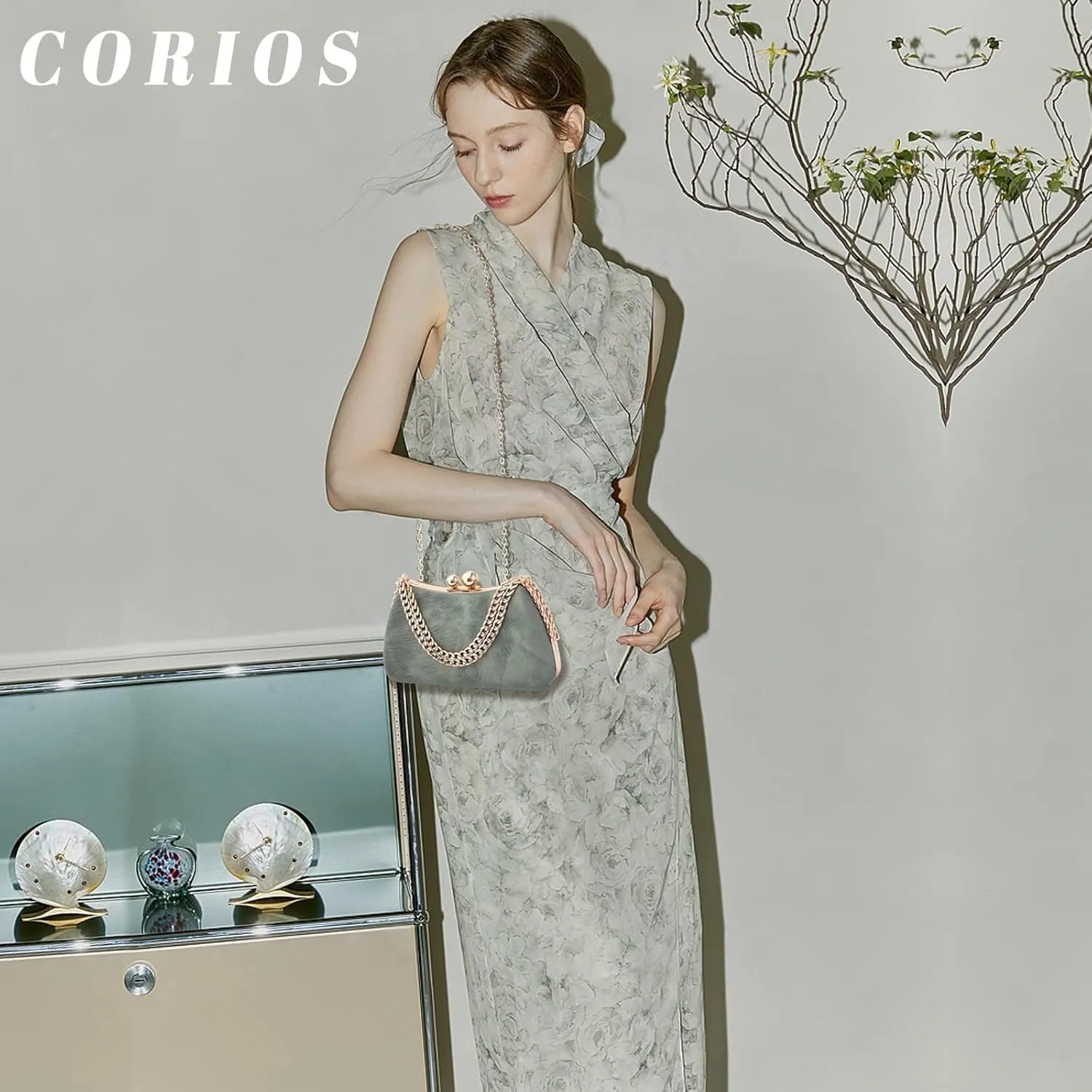 Elegant Handbag Unique Crossbody Charming Shoulder Evening for Women Marble Clutch Bridal Wedding Purse