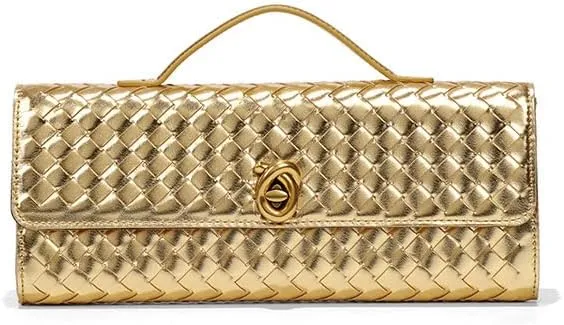 Evening Bag Clutch Purses for Women Party Woven Wedding Purses Prom Shoulder Handbag Fashion Crossbody Bags