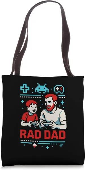 Father's Day Rad Dad Vintage Men's Cool. Tote Bag