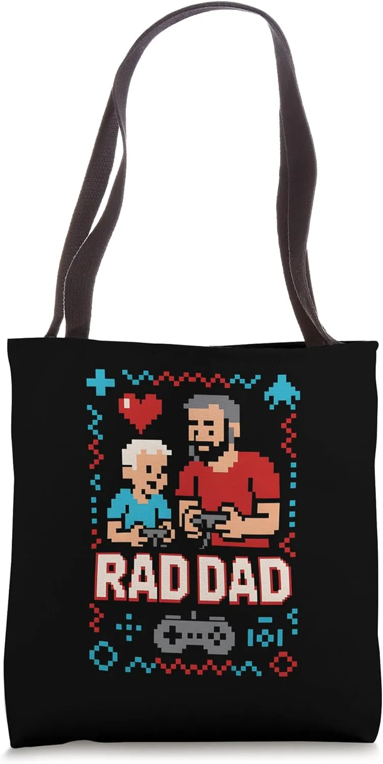 Father's Day Rad Dad Vintage Men's Cool. Tote Bag