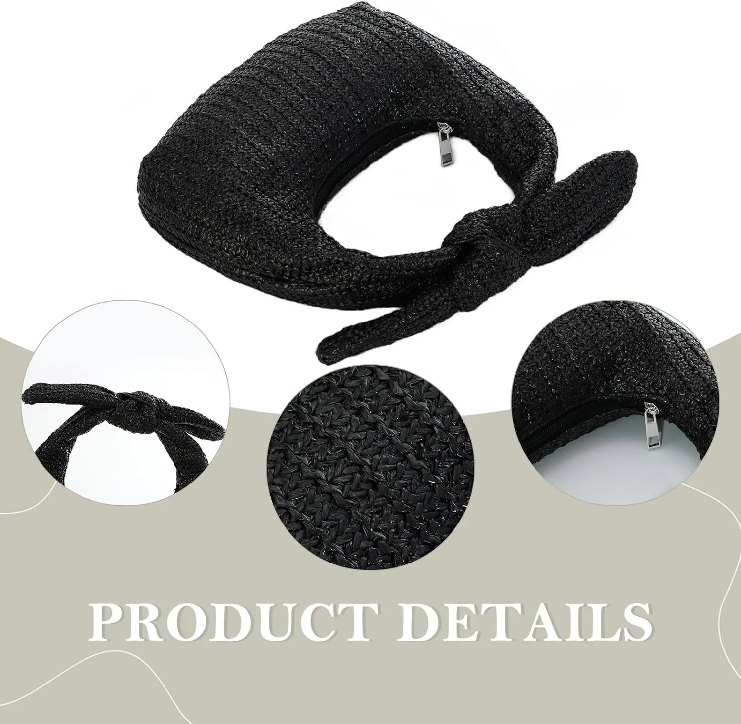 Fecialy Women Bow Purse Straw Summer Clutch Bag Beach Woven Handbags Vacation Tote Formal Party Wedding 2024 New