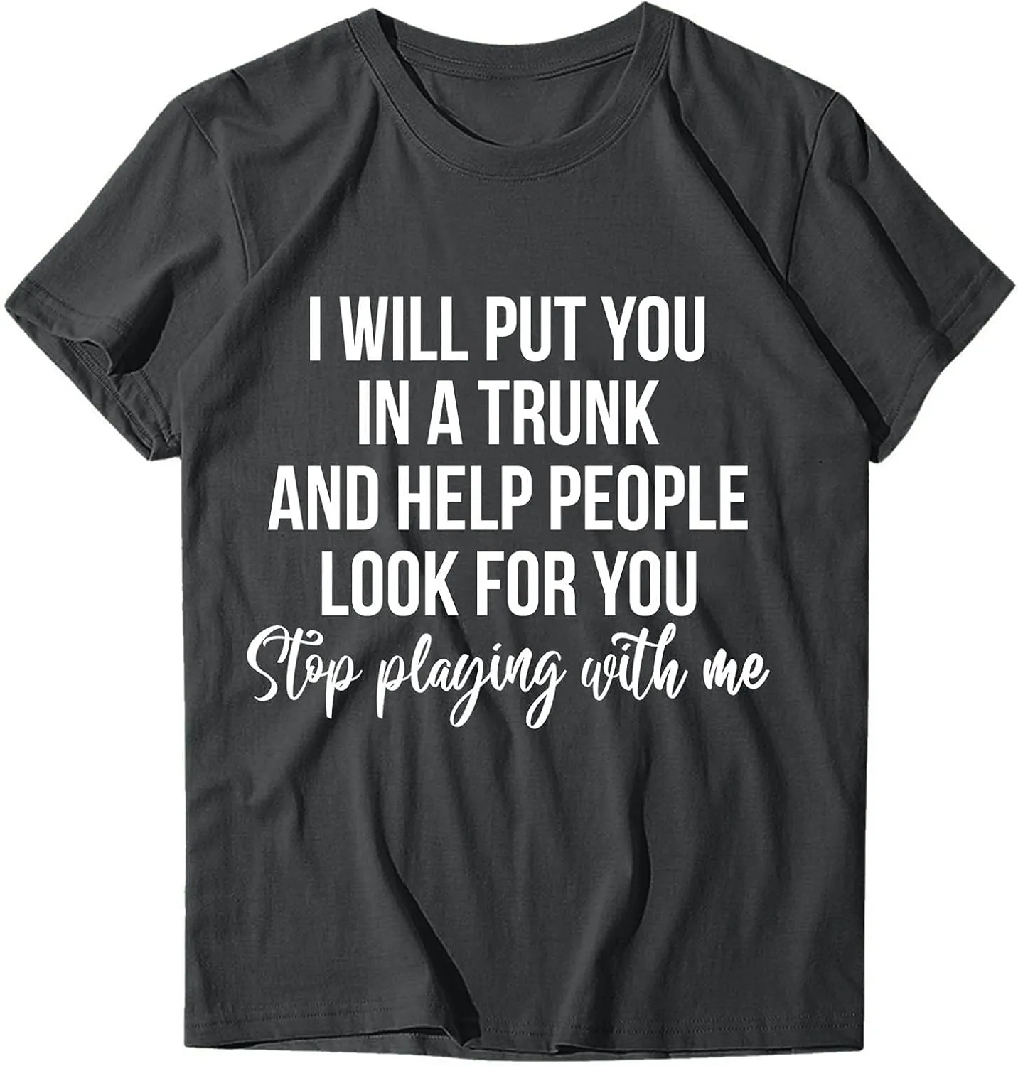 Funny Saying Shirts for Women Crew Neck Short Sleeve Tops Letter Print Going Out Tees Casual Workout Tshirt