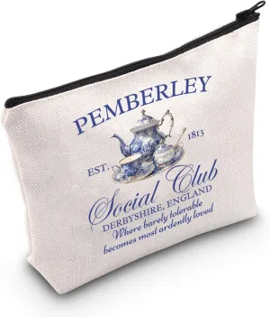 G2TUP Literature Pemberley Makeup Bag Pemberley Social Club Gift Bookish House Gifts (Pemberley Social)