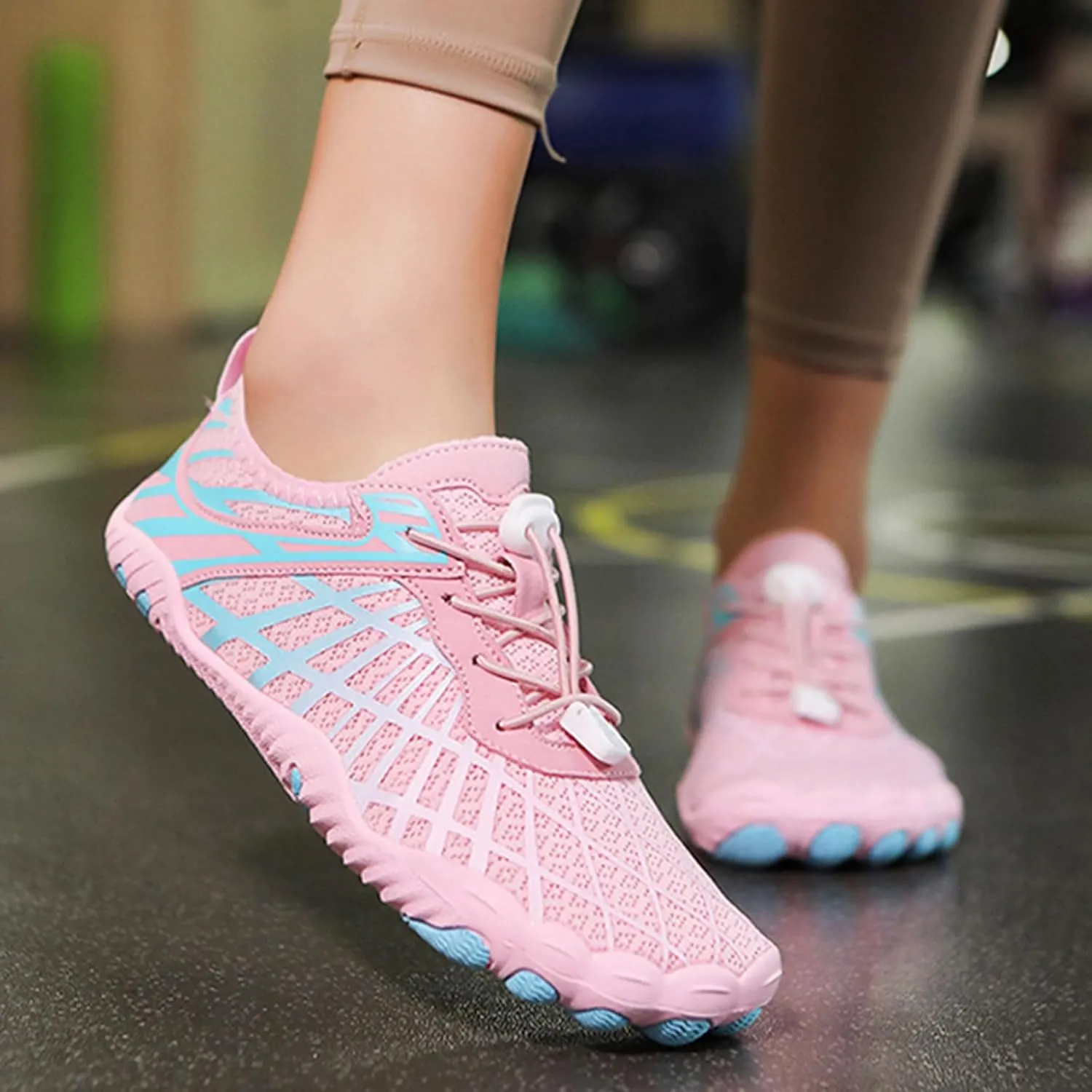 Grounded Footwear for Women Men with Neuropathy Water Shoes Quick-Dry Aqua Socks Swim Beach Barefoot Diabetic Shoes Walking Wide Toe Box Sneakers for Hike Yoga Lightweight Comfortable Breathable