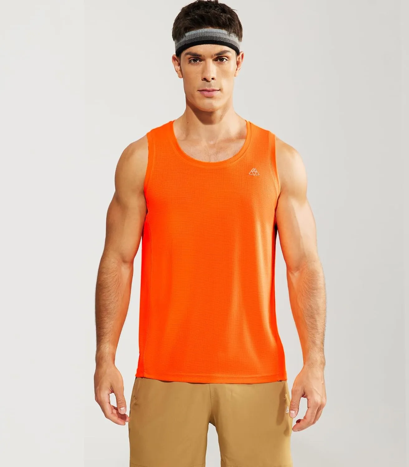 Haimont Mens Sleeveless Workout Tank Tops Athletic Running Quick Dry Muscle Shirts Moisture Wicking Lightweight