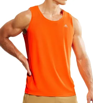 Haimont Mens Sleeveless Workout Tank Tops Athletic Running Quick Dry Muscle Shirts Moisture Wicking Lightweight