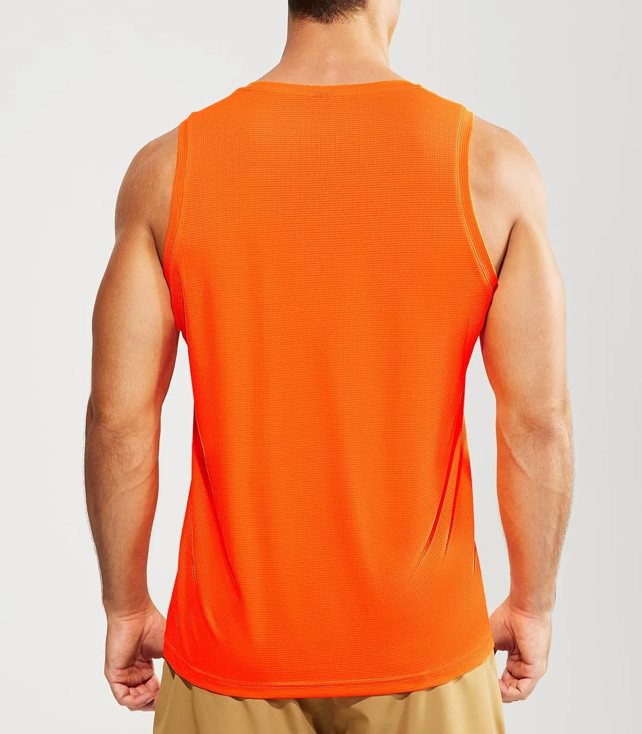 Haimont Mens Sleeveless Workout Tank Tops Athletic Running Quick Dry Muscle Shirts Moisture Wicking Lightweight
