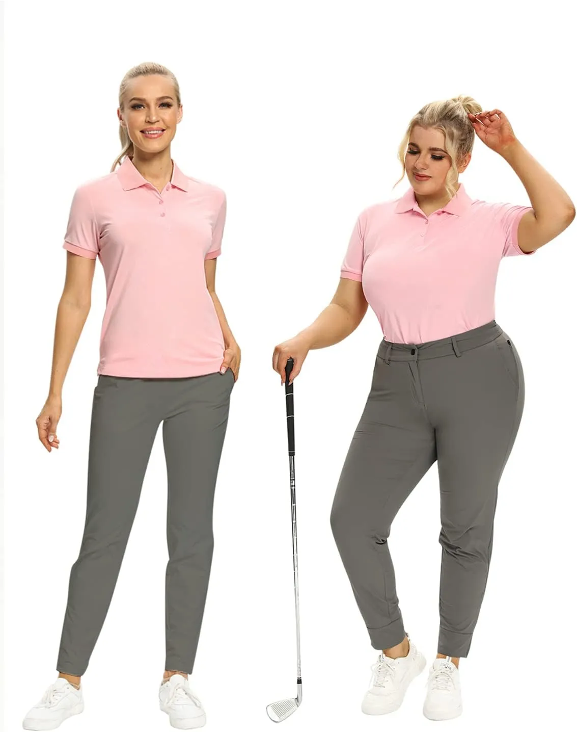Hiverlay Women's Golf Polo T Shirts Lightweight Moisture Wicking Sleeveless Tank Tops Shirt Quick Dry UPF 50 