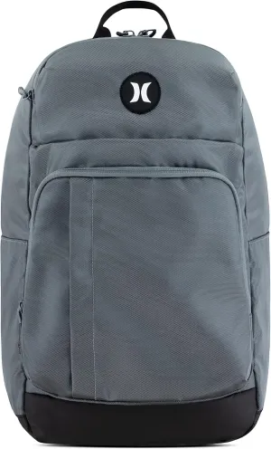 Hurley Mens Classic Backpack, Cool Grey/Icon, One Size