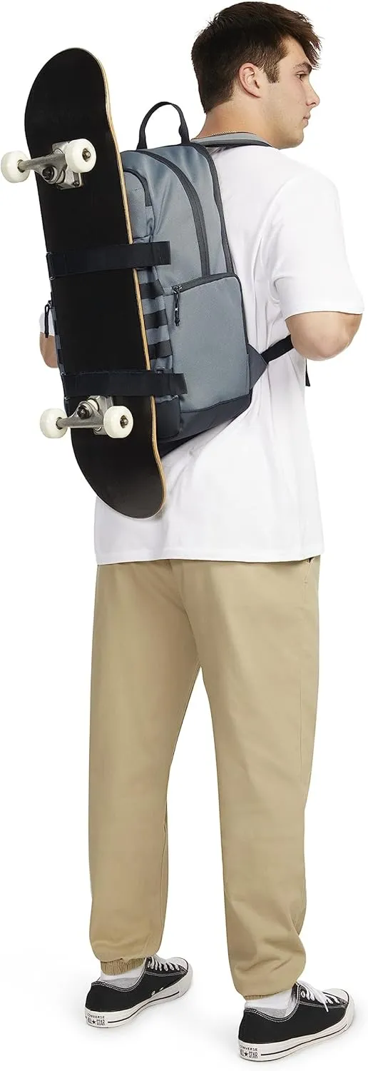 Hurley Mens Skateboard Backpack, Cool Grey, One Size