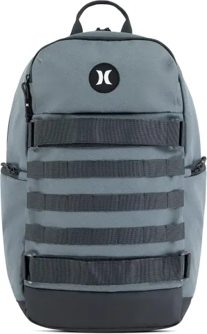 Hurley Mens Skateboard Backpack, Cool Grey, One Size