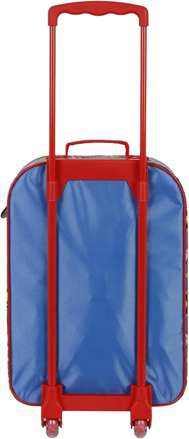 Karactermania Unisex Kids Soft 3D Trolley Suitcase Soft 3D Trolley Suitcase, Multicolour, One Size, Soft 3D Trolley Suitcase