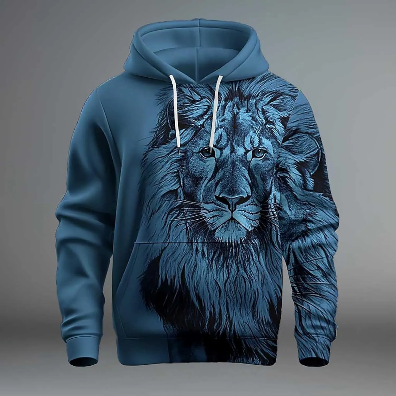 LCMTWX Mens Sweatshirt Winter Vintage Long Sleeve Hoodie Half Zipper Hooded Sweatshirt Top Workwear Multi Pocket Outdoor