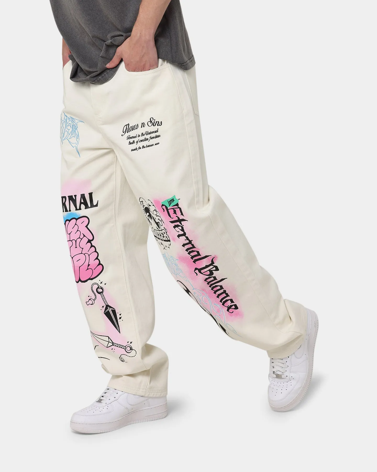 Loiter Eternal Jeans Ecru