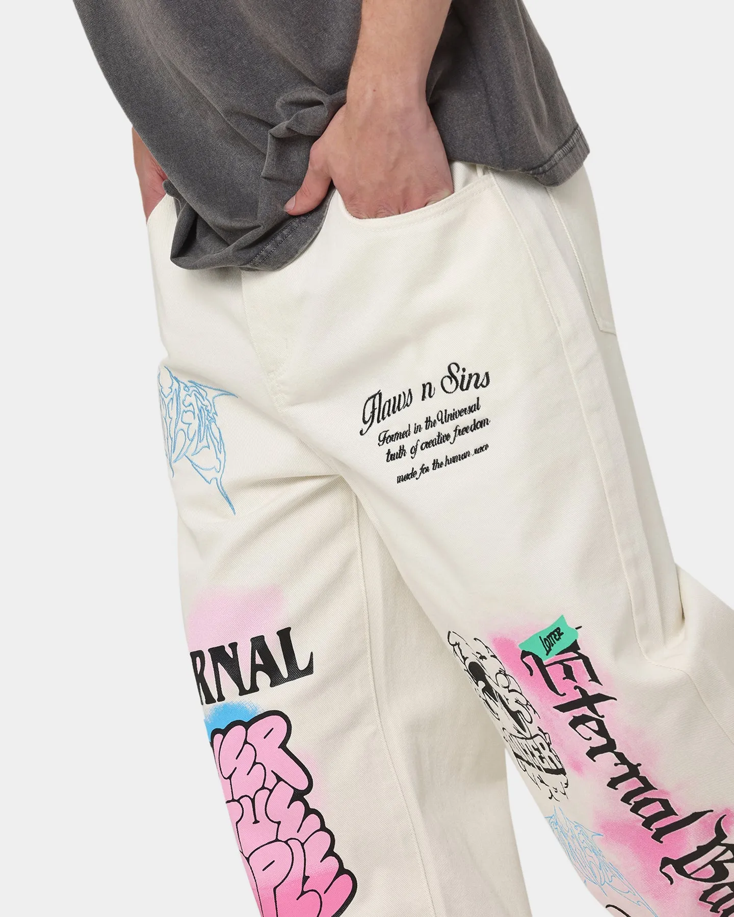 Loiter Eternal Jeans Ecru