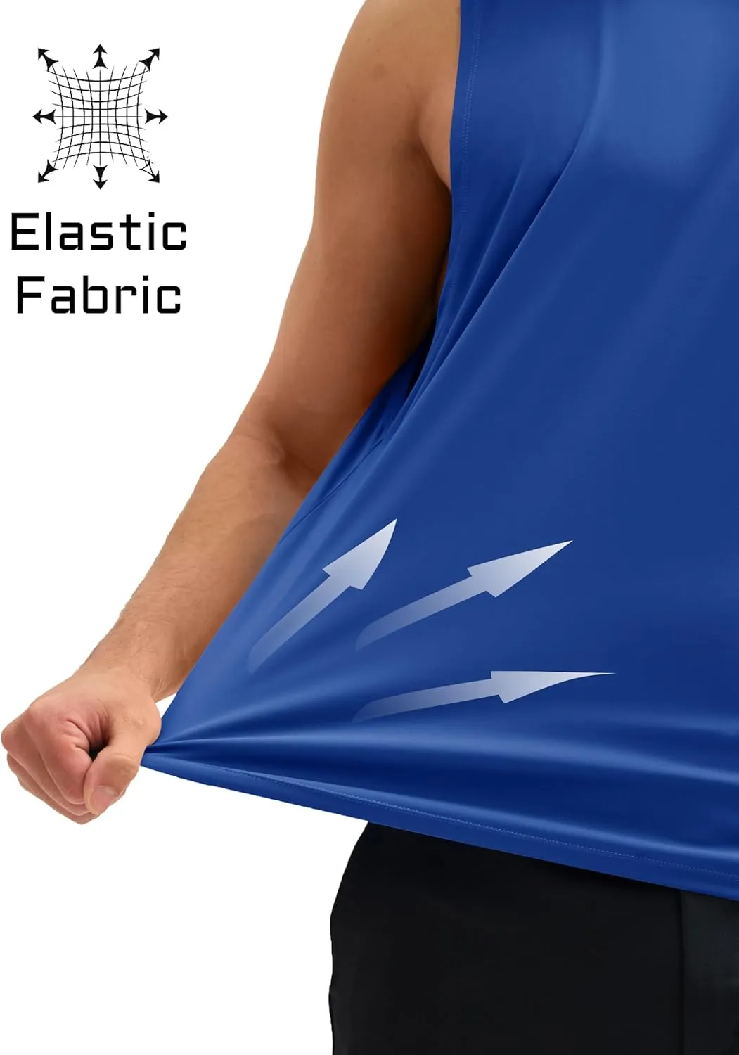 MAGCOMSEN Men's Workout Tank Tops Quick Dry Lightweight Sleeveless Shirts Gym Bodybuilding Muscle Tee Shirt