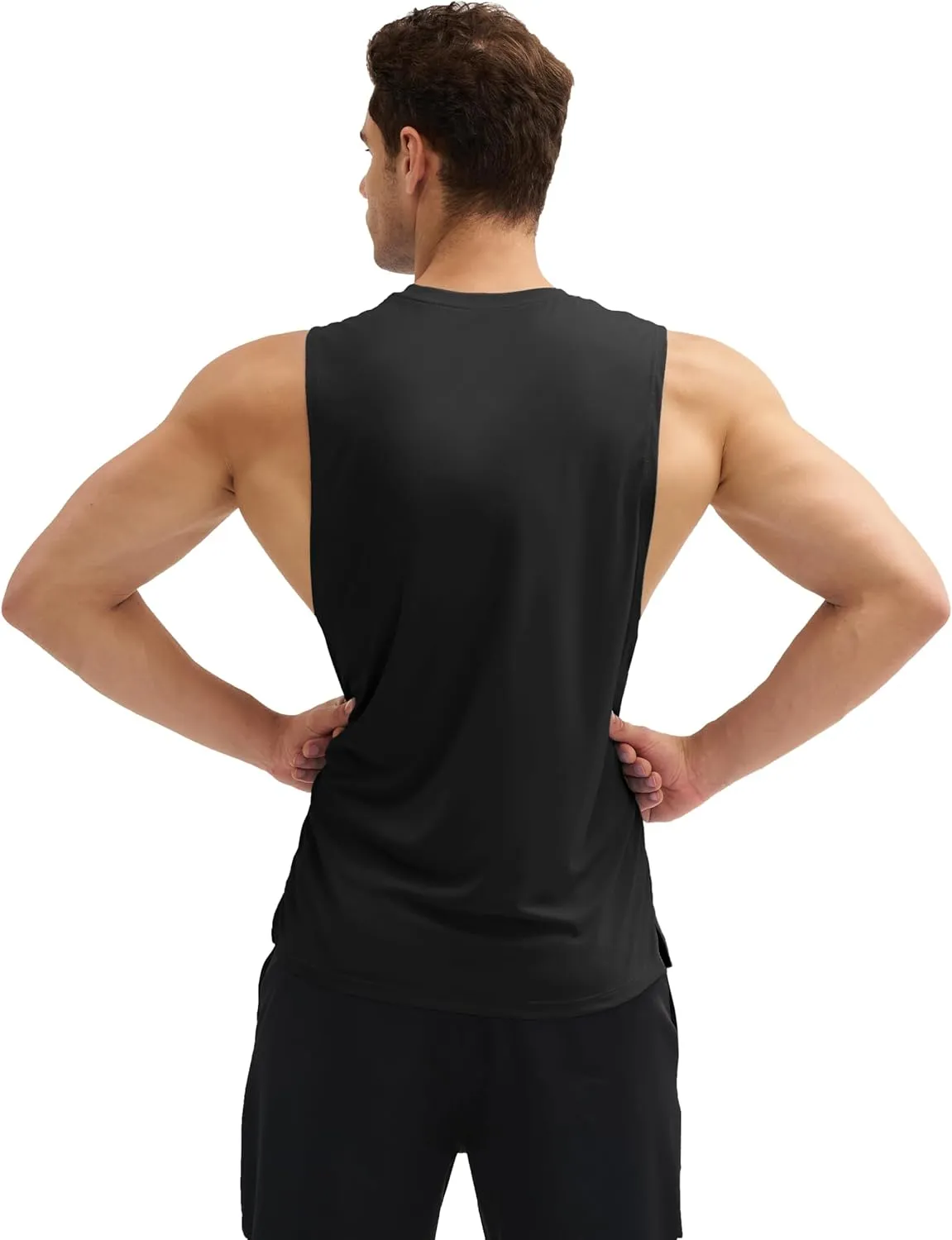 MAGCOMSEN Men's Workout Tank Tops Quick Dry Lightweight Sleeveless Shirts Gym Bodybuilding Muscle Tee Shirt