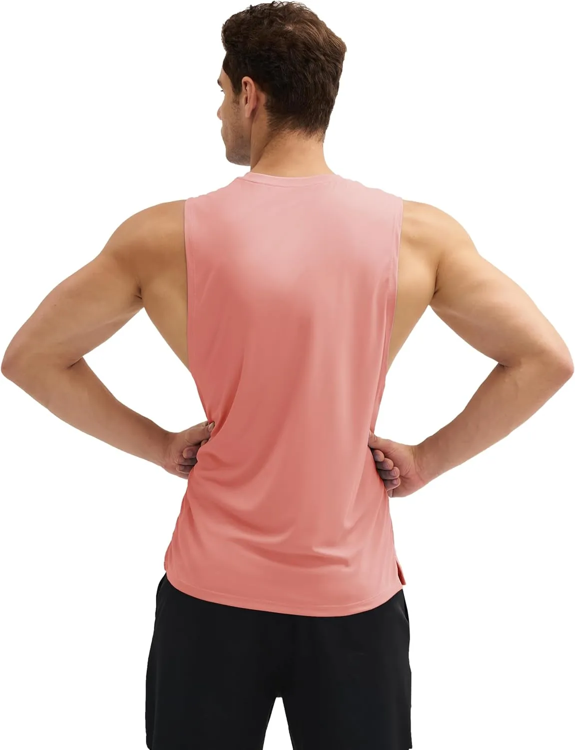 MAGCOMSEN Men's Workout Tank Tops Quick Dry Lightweight Sleeveless Shirts Gym Bodybuilding Muscle Tee Shirt