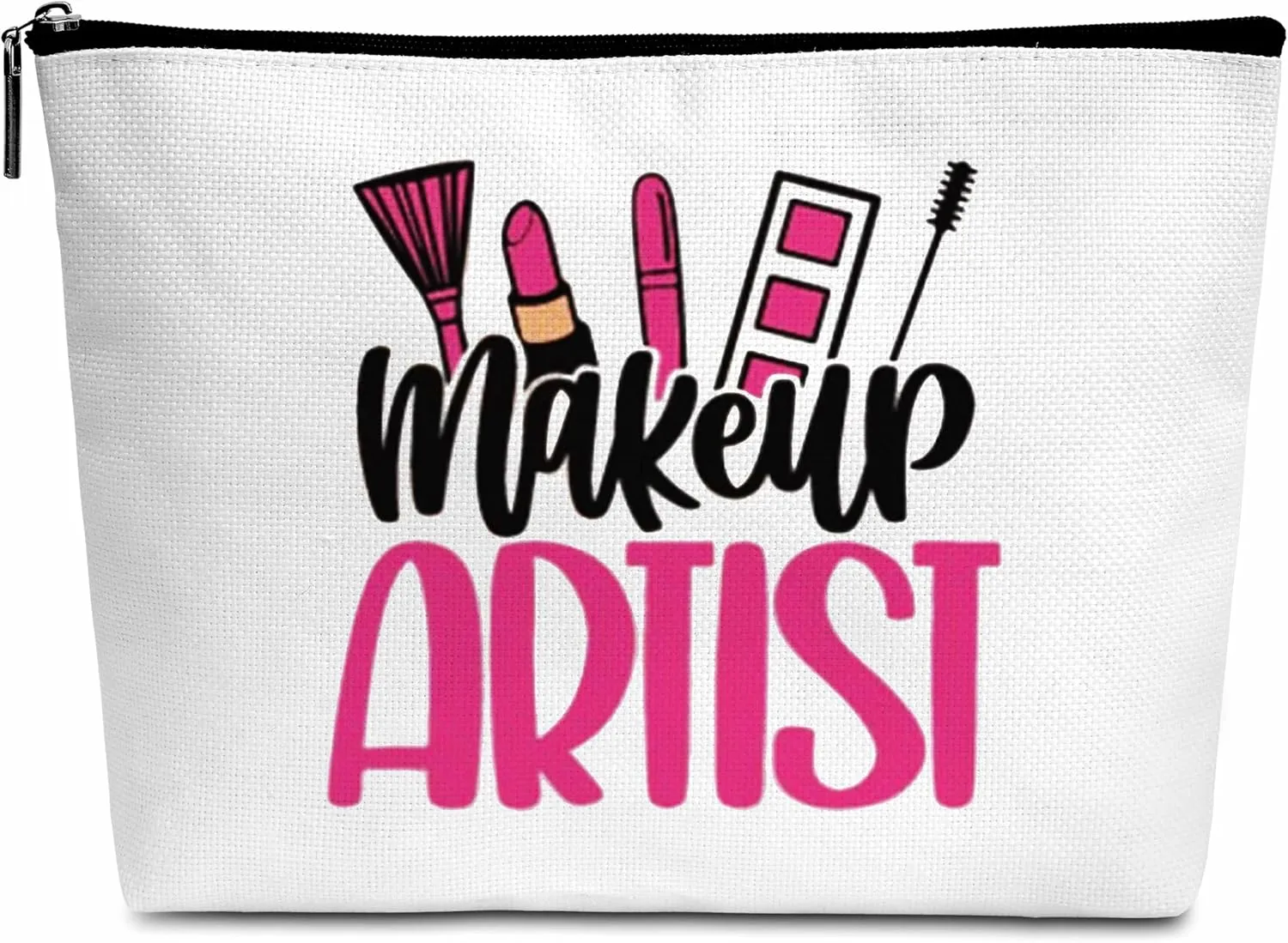 Makeup Bag Gifts for Women, Makeup Artist Cosmetic Pouch, Makeup Lover Gifts, Birthday Graduation Friendship Gift for Woman Girl Mom Daughter Besties(pink)-A01