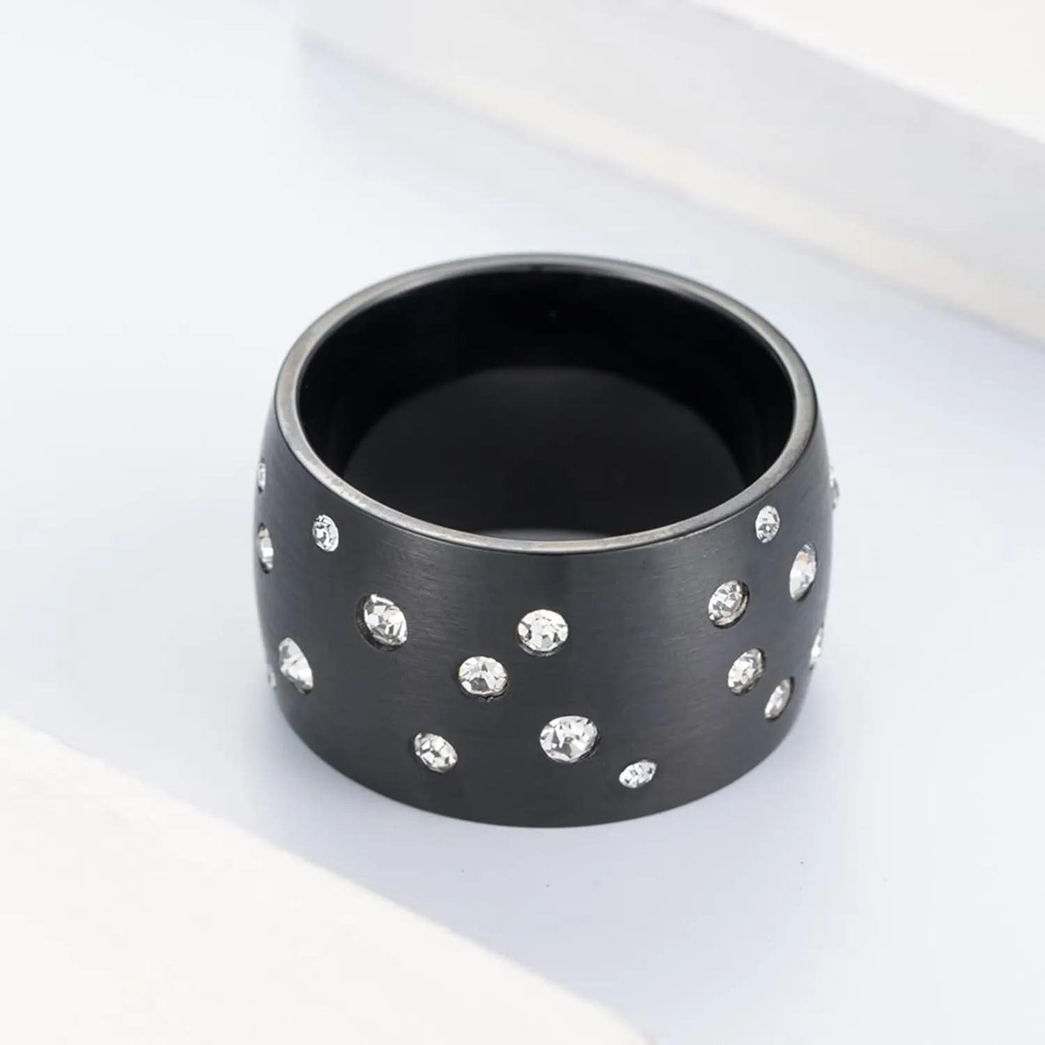 Men Jewelry Rings, Men Hip Hop Jewelry Gypsophila Stainless Steel Classic Design Ring for Birth
