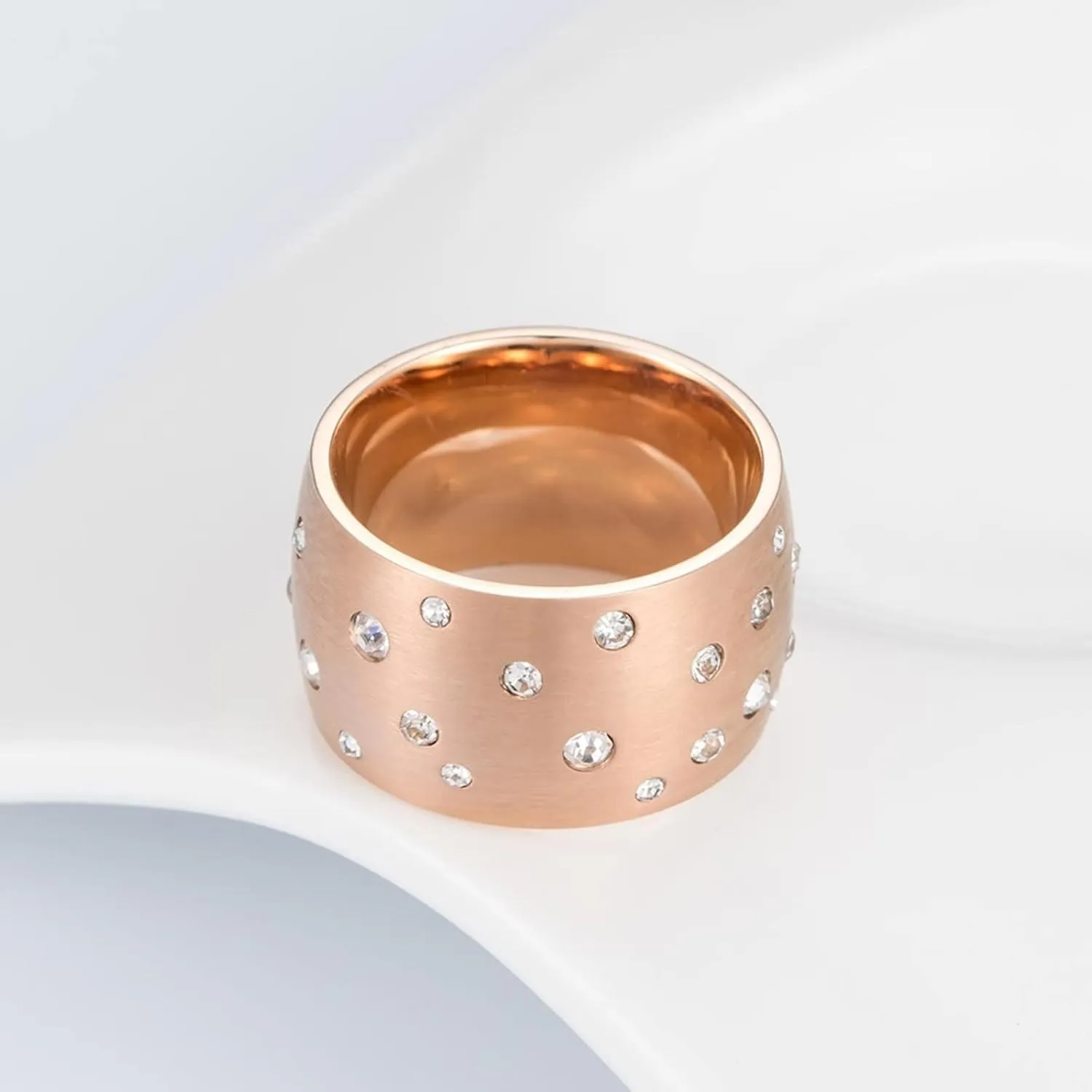 Men Jewelry Rings, Men Hip Hop Jewelry Gypsophila Stainless Steel Classic Design Ring for Birth