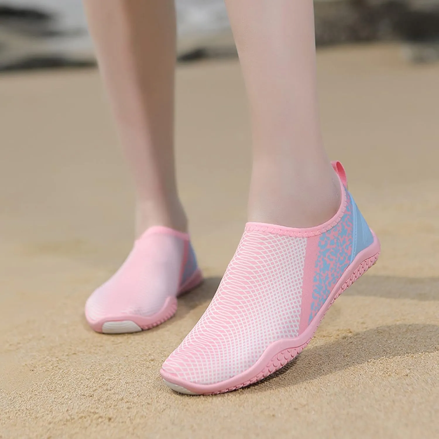 Mens Closed Toe Water Shoes 10 Breathable Non Slip Athletic Water Shoes Hiking Womens Wide Water Shoes Beach Swim Pool River Shoes for Pool Beach Surf Walking Water Park