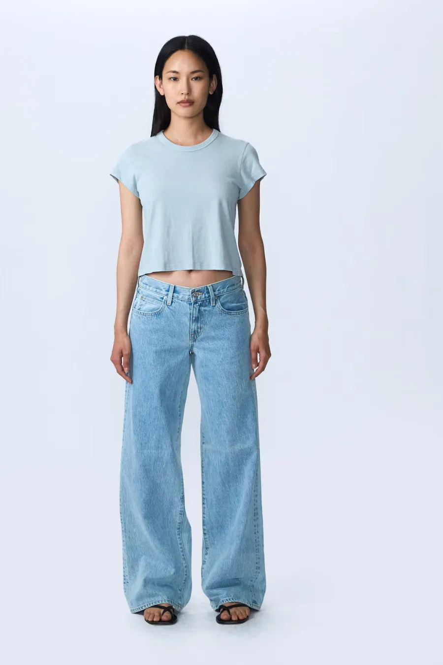 Mica Wide Leg Clear Skies
