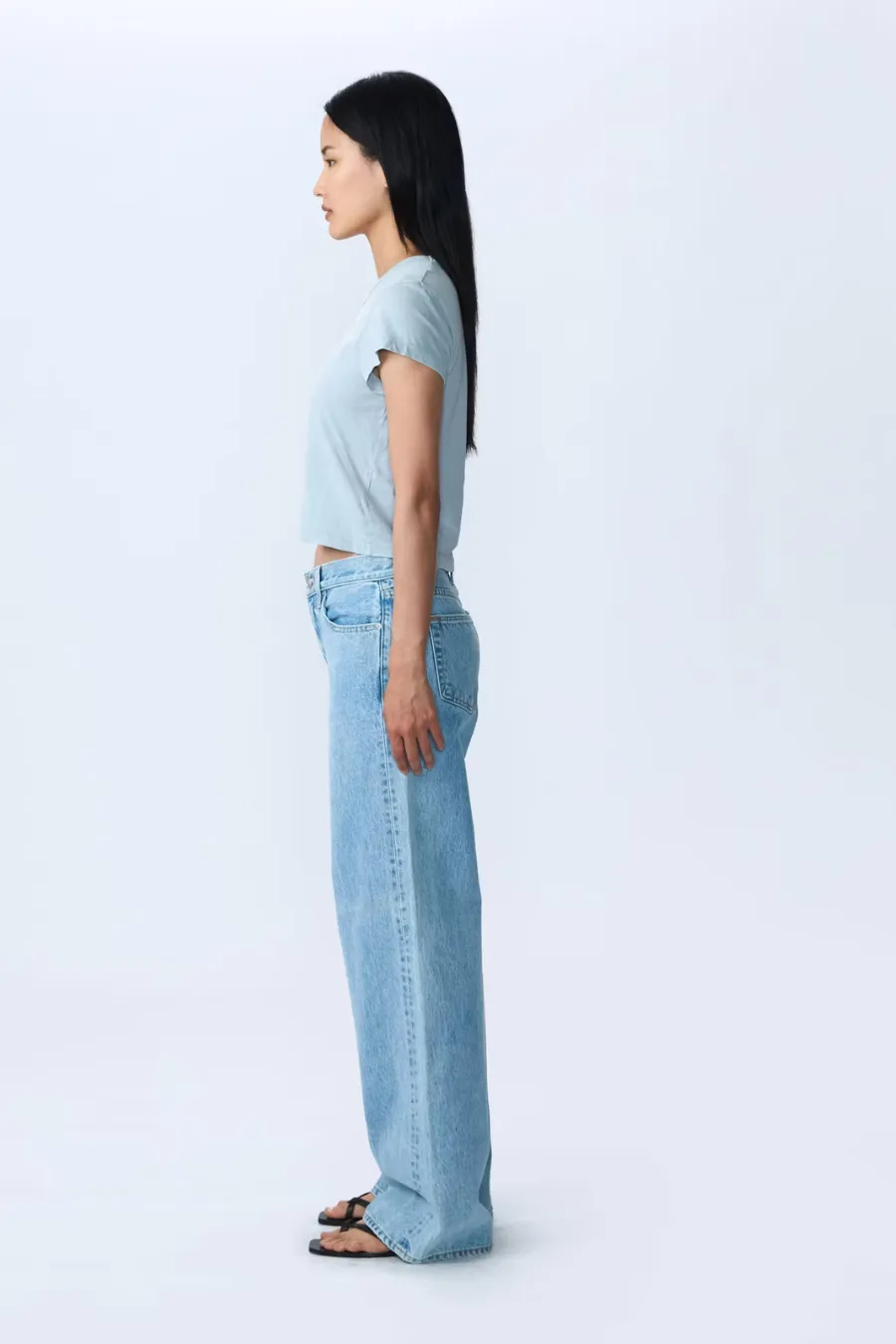 Mica Wide Leg Clear Skies