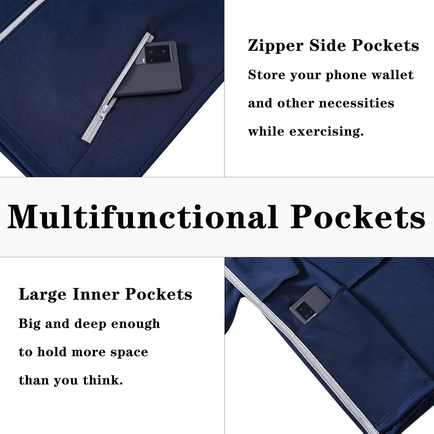 MoFiz Men's Tracksuits Sweatsuits for Men Athletic Set 2 Piece Track Suits Jogging Casual Warm Up Full Zip Running Sports