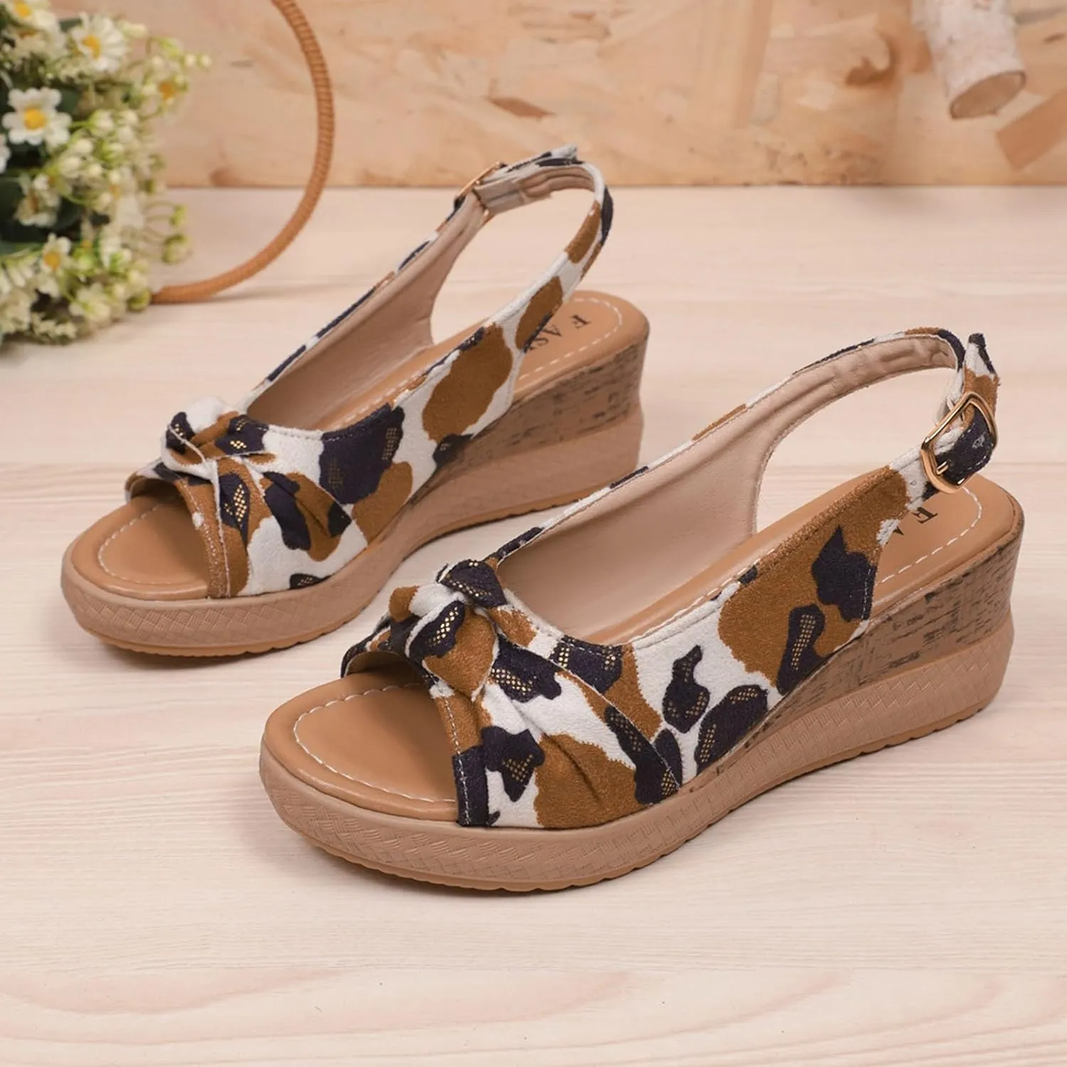 Orthopedic Sandals for Women Arch Support,2025 Summer Casual Breathable Open Toe Mesh Thick Sole Backless Sandals Comfortable Slip on Comfortable Platform Adjustable Slide Walking Shoes