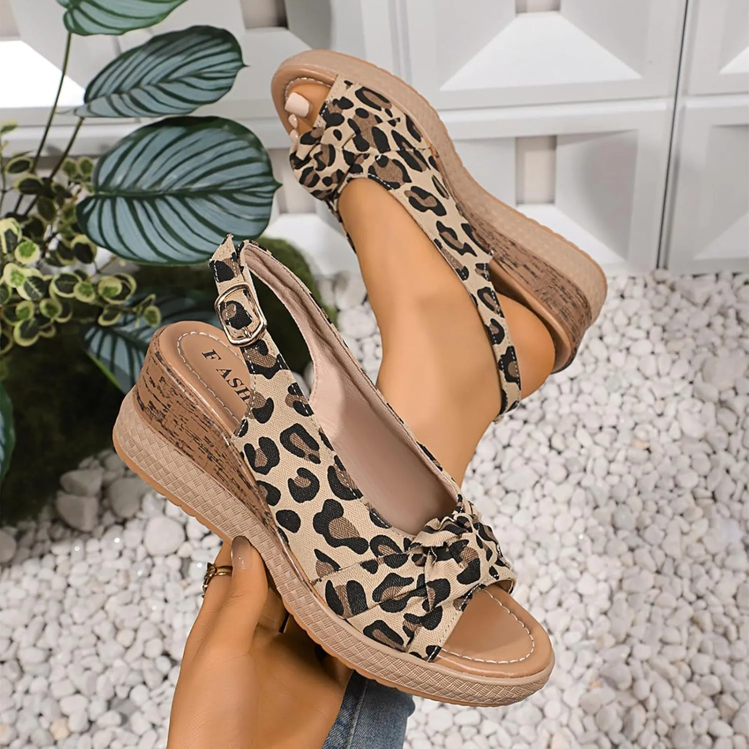 Orthopedic Sandals for Women,Casual Comfort Breathable Open Toe Mesh Thick Sole Backless Sandals 2025 Summer Comfortable Memory Foam Non Slip Beach Ankle Strap Platform Shoes