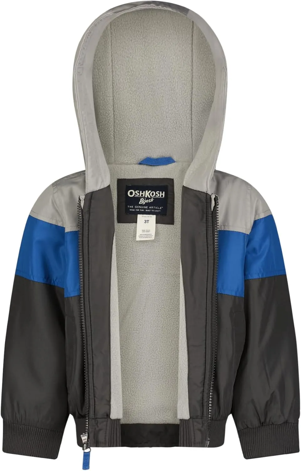 OSHKOSH B'GOSH Boys' Sporty Bomber Jacket with Fleece Hood and Lining