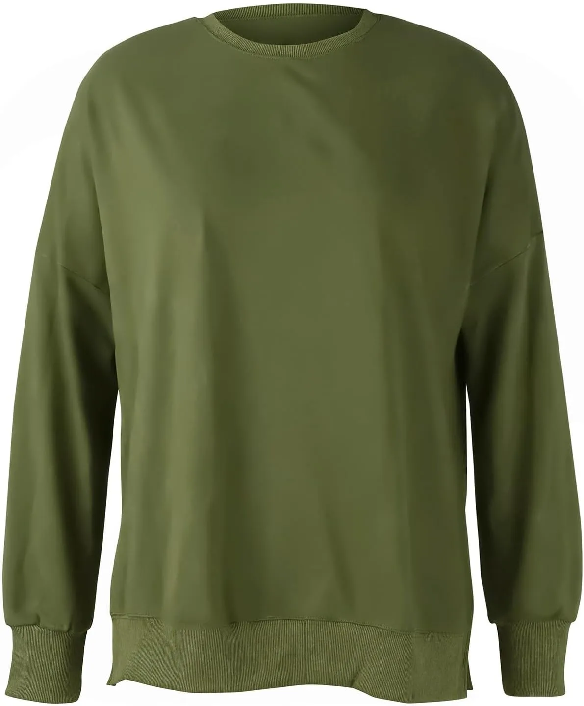 Oversized Sweatshirt for Women Casual Loose Cozy Sweater Long Sleeve Crewneck Lightweight Pullover 2024 Fall Clothes