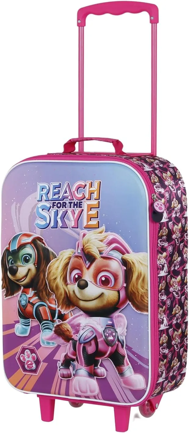 Paw Patrol Mighty-Soft 3D Trolley Suitcase, Pink, Pink, One Size, Soft 3D Trolley Suitcase Mighty, Pink, One Size, Soft 3D Trolley Suitcase Mighty, Pink, One Size, Soft 3D Trolley Suitcase Mighty