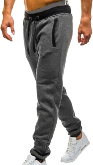 sdbrld Sweatpants For Men Mens Cotton Sport Joggers Solid Drawstring Cargo Pants Trendy Hiking Running Sweatpants Trousers