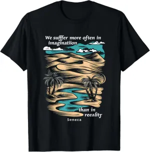 Seneca Stoic Philosoper Stoicism Quote Cool Motivational T-Shirt